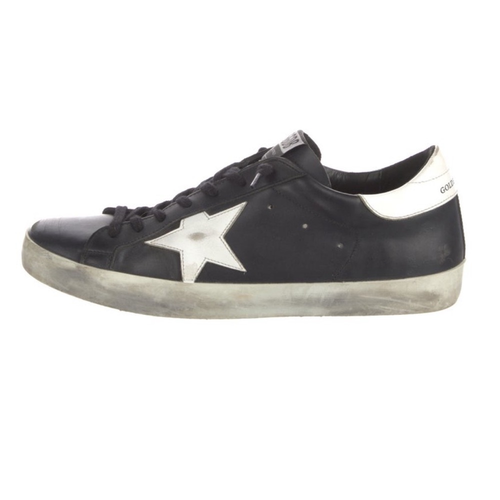 Golden Goose Women’s Sneakers in Black with White Star